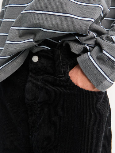 Carhartt WIP - Landon Pant 'Coventry' Corduroy in Black rinsed