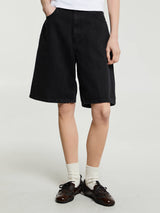 Carhartt WIP - W' Brandon Shorts in Black Stone Washed
