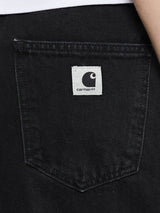 Carhartt WIP - W' Brandon Shorts in Black Stone Washed
