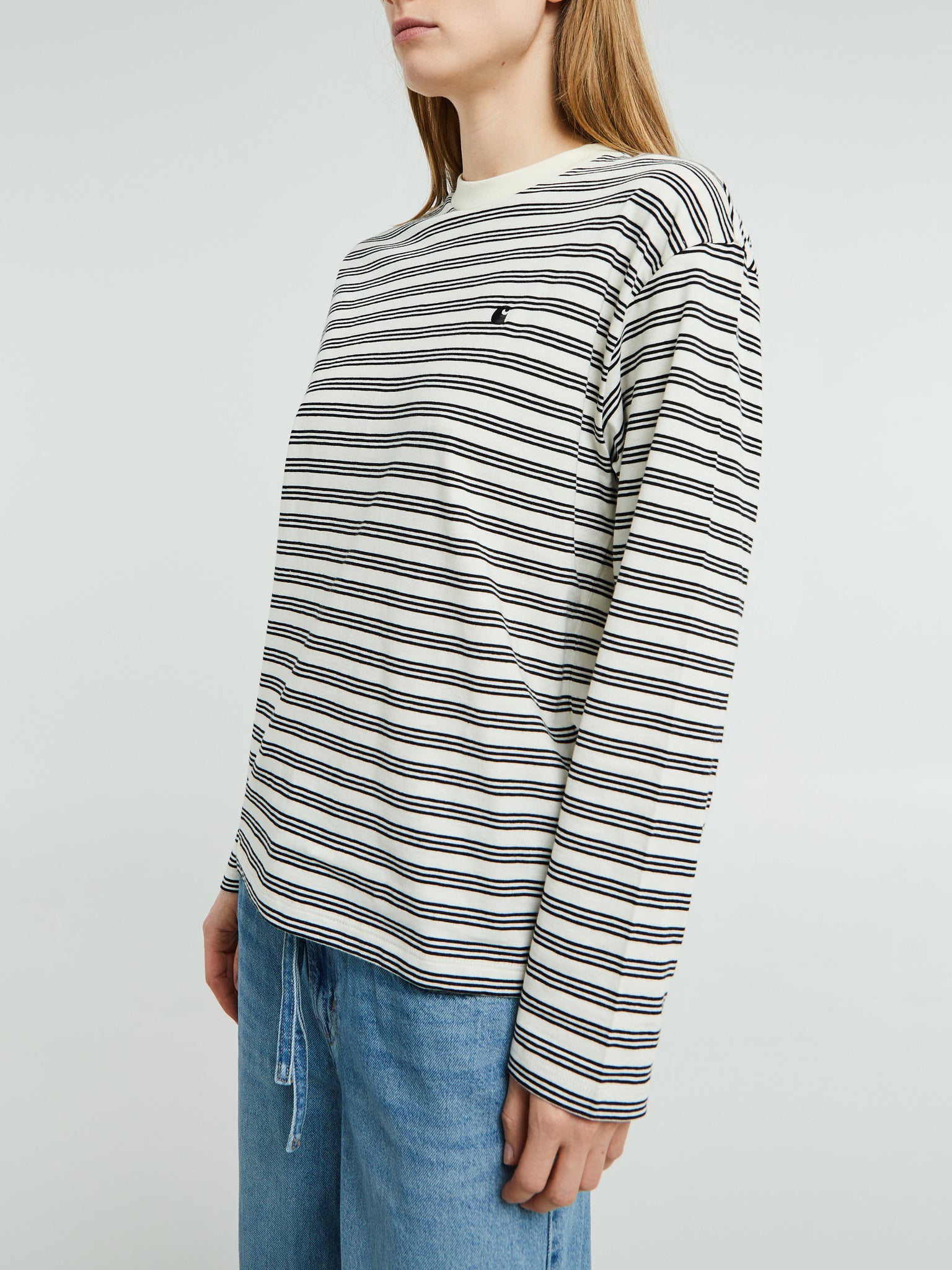 Carhartt WIP - W' Long Sleeve Sydney T-Shirt in Sydney Stripe Wax