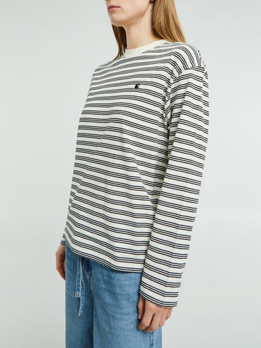 Carhartt WIP - W' Long Sleeve Sydney T-Shirt in Sydney Stripe Wax