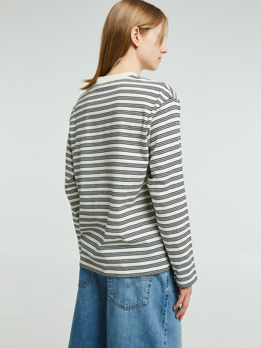 Carhartt WIP - W' Long Sleeve Sydney T-Shirt in Sydney Stripe Wax