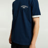 Carhartt WIP - 89 Ringer T-Shirt in Ink, Wax Heavy Enzyme Wash