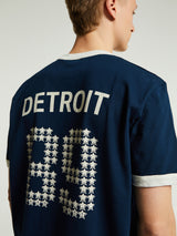 Carhartt WIP - 89 Ringer T-Shirt in Ink, Wax Heavy Enzyme Wash