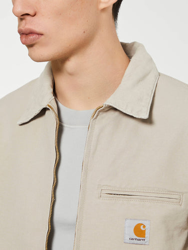Carhartt WIP - Detroit Jacket in Dusky Beige Stone Canvas
