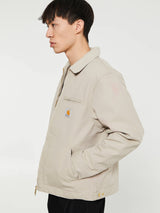 Carhartt WIP - Detroit Jacket in Dusky Beige Stone Canvas
