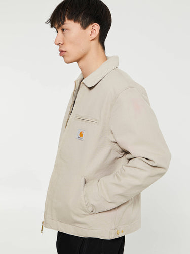 Carhartt WIP - Detroit Jacket in Dusky Beige Stone Canvas