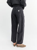 Carhartt WIP - W' Brandon Pant in Black Dusky Light Wash