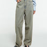 Carhartt WIP - W' Brandon Pants in Blue and Leather Garment Dyed