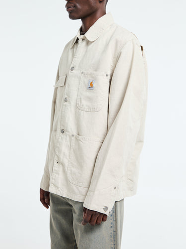Carhartt WIP - Walter Chore Coat in Natural rinsed