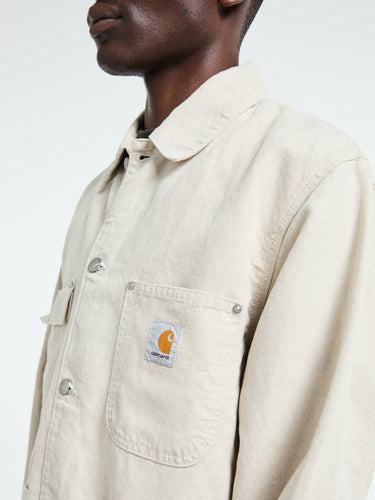 Carhartt WIP - Walter Chore Coat in Natural rinsed