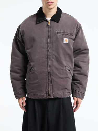 Carhartt WIP - OG Detroit Jacket in Tobacco / Black stone canvas