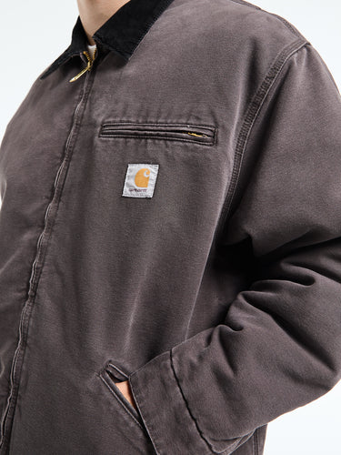 Carhartt WIP - OG Detroit Jacket in Tobacco / Black stone canvas