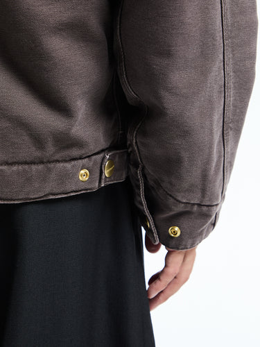 Carhartt WIP - OG Detroit Jacket in Tobacco / Black stone canvas