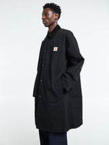 Carhartt WIP - Webster Coat in Black and Black Rinsed