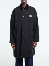 Carhartt WIP - Webster Coat in Black and Black Rinsed