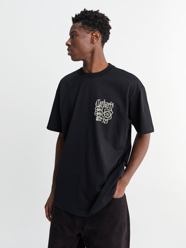 S/S Commuting Tales T-Shirt in Black