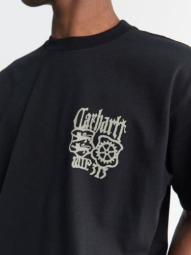 S/S Commuting Tales T-Shirt in Black