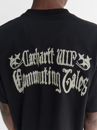 Carhartt WIP - S/S Commuting Tales T-Shirt in Black
