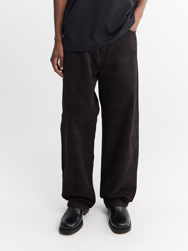 Everson Pant in Black and Palisander Garment Dyed