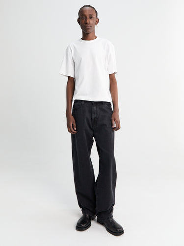 Landon Pants in Black Stone Washed