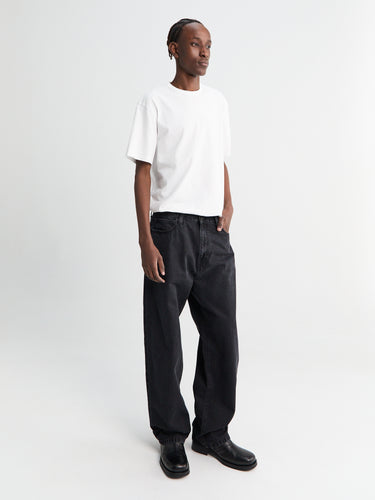 Landon Pants in Black Stone Washed