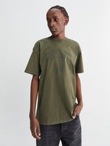 Carhartt WIP - S/S Faded Pond Corps T-Shirt in Cypress Heavy Stone Wash