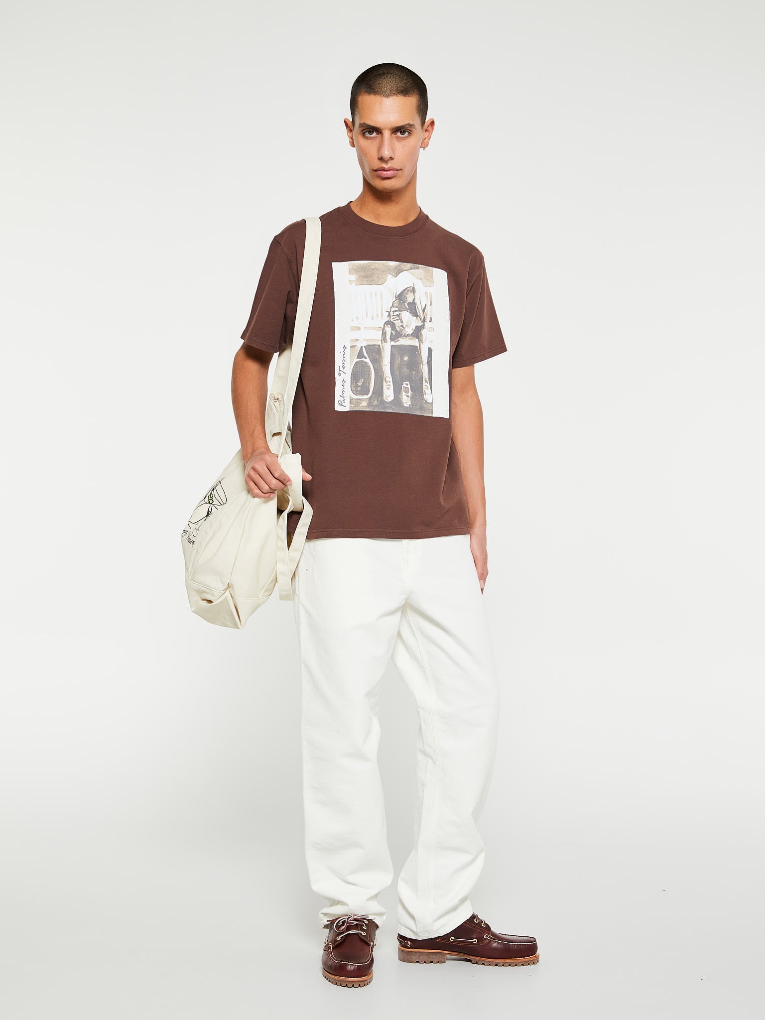 Simple Pant Dearborn Canvas in White