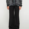 Casablanca - Straight Leg Trousers With Side Adjusters in Black