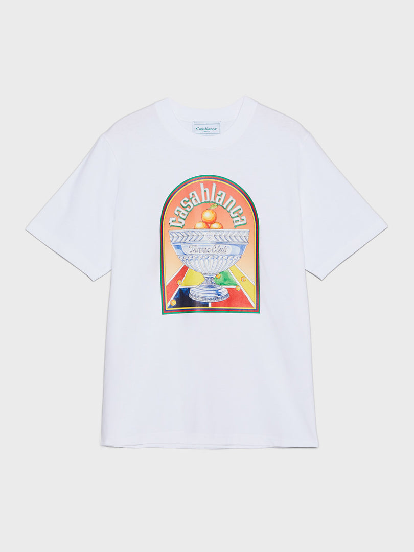 Casablanca - Terrain D'orange Printed T-Shirt in White