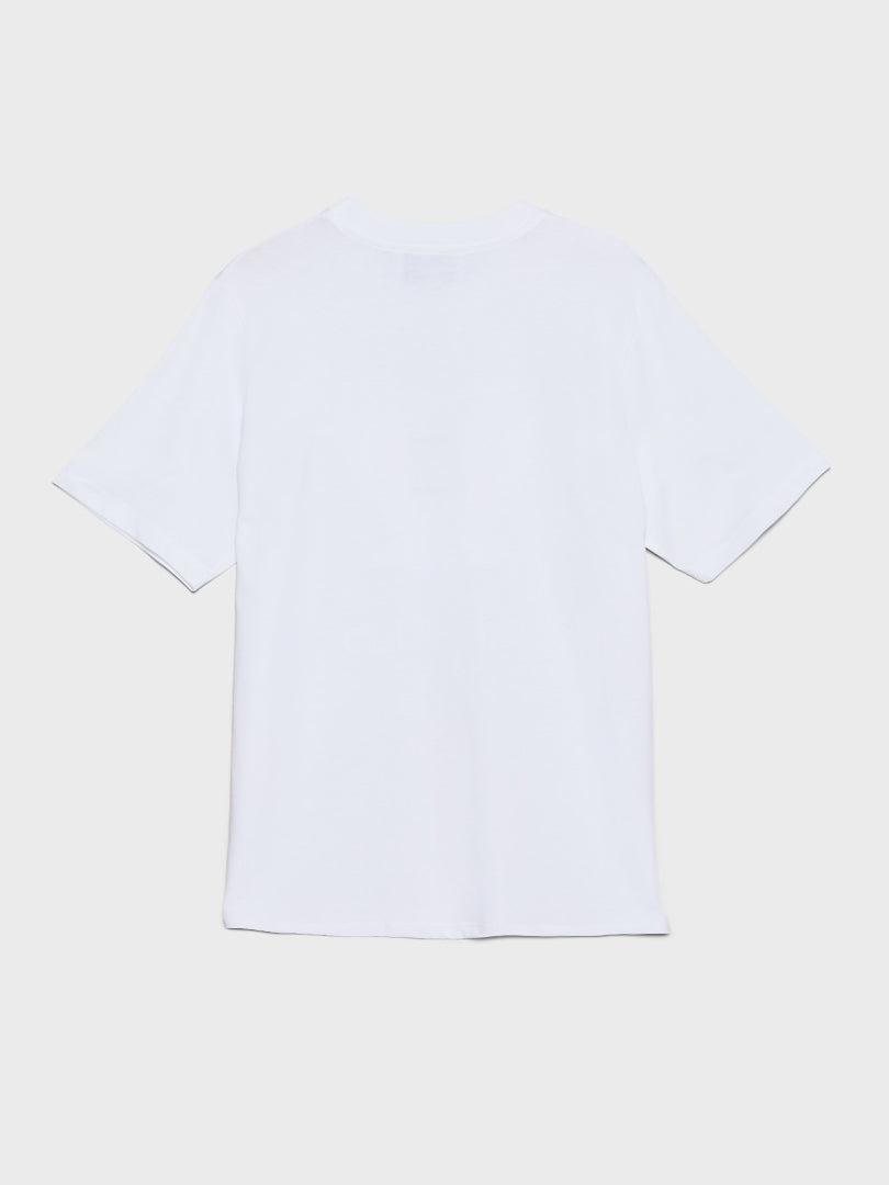 Tennis Club Pastelle Printed T-Shirt in White