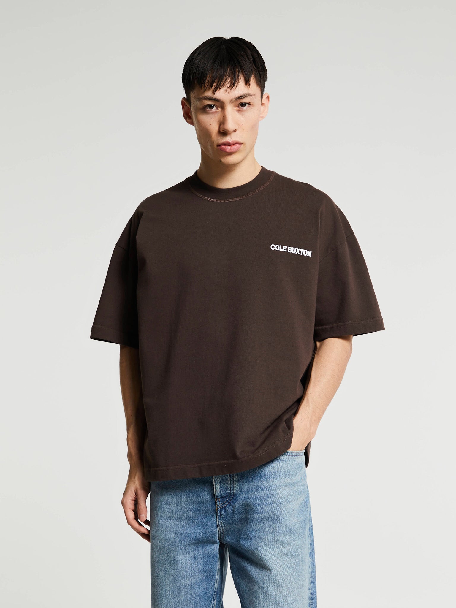 Cole Buxton - CB Sportswear T-Shirt in Brown