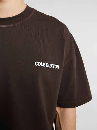 Cole Buxton - CB Sportswear T-Shirt in Brown