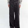 Comme des Garçons Homme - Wide Leg Utility Trousers in Washed Black