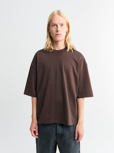 Comme des Garçons Homme - Cotton Jersey T-Shirt in Brown