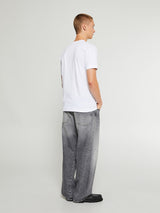 Comme des Garçons PLAY - Shortsleeved T-Shirt in White