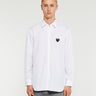 Comme des Garçons PLAY - Shirt in White