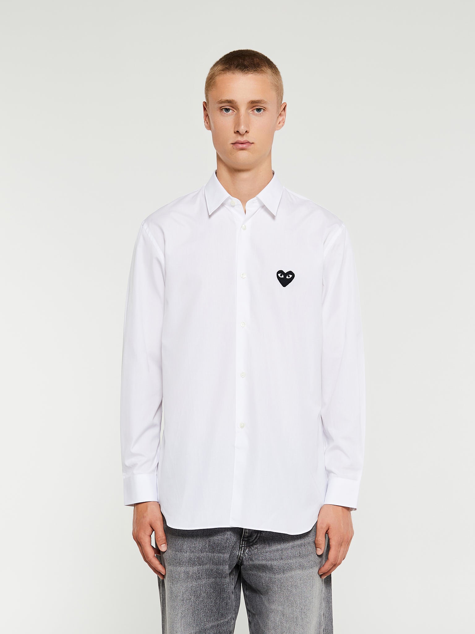 Comme des Garçons PLAY Shirt in White – Stoy