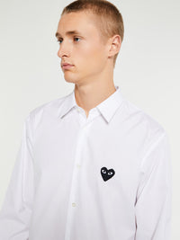 Comme des Garçons PLAY - Shirt in White