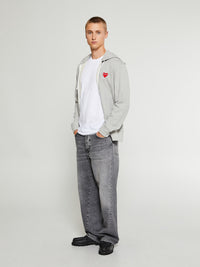 Comme des Garçons PLAY - Sweatshirt in Grey