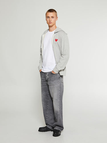 Comme des Garçons PLAY - Sweatshirt in Grey
