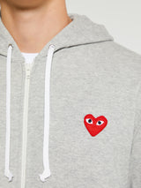 Comme des Garçons PLAY - Sweatshirt in Grey