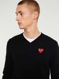 Comme des Garçons PLAY - Knit Pullover in Black
