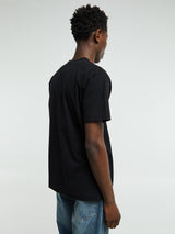 Comme des Garçons PLAY - U T-Shirt Knit With Black Heart in Black
