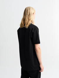 Comme des Garçons PLAY - Polo Shirt with Black Emblem in Black