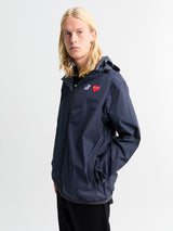 Comme des Garçons PLAY - CDG x K-Way Full Zip Packable Jacket in Navy