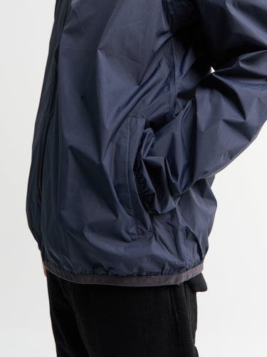Comme des Garçons PLAY - CDG x K-Way Full Zip Packable Jacket in Navy