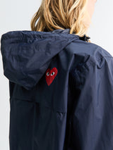 Comme des Garçons PLAY - CDG x K-Way Full Zip Packable Jacket in Navy