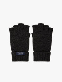 Comme des Garçons Homme - Men's Access Gloves in Top Charcoal