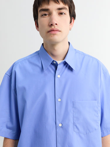 Comme des Garçons Homme - Short Sleeve Shirt in Saxe